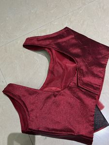 Maroon Readymade Blouse