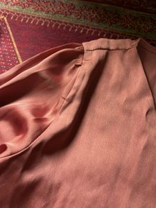 Satin Button-Up Blouse top