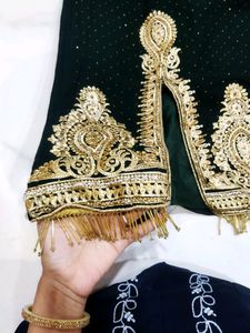 Bottle Green Heavy Dress