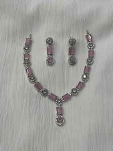 Beautiful Pink Stone Jewelry Set 💖