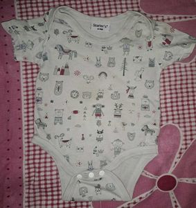 Cute Woodland Print Baby Bodysuit