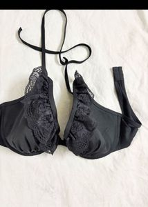 Elegant Black Lace Bra