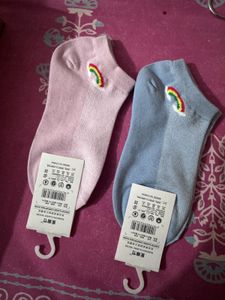 Cute Rainbow Ankle Socks