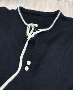 Korean  Black Sweater