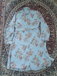Floral Button-Up Dress