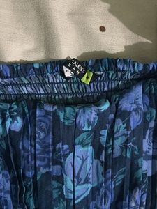 Blue Floral Smocked Mini Dress