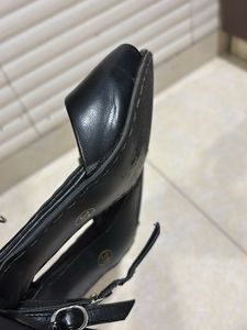 Black Wedge Heels