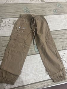 Men's Grey Joggers with Side Stripes