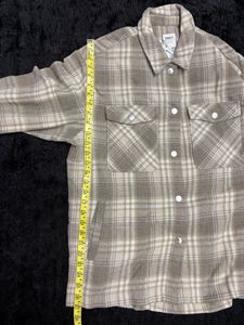 Cozy Plaid Overshirt Jacket