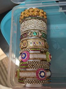 Assorted Indian Bangles Set