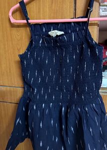 Navy Blue Cotton Top
