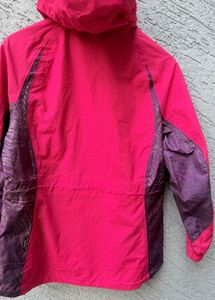 Vibrant Pink &amp; Purple Hooded Jacket