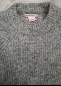Cozy Grey Knit Sweater
