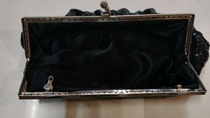 Sparkling Black Sequin Clutch