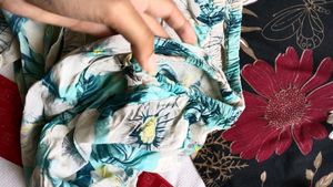 Koovs Pull Sleeve Tie Back Tube Top