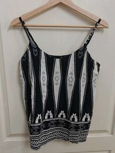 Veromoda Monochrome Aztec Print Camisole