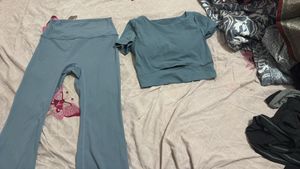 Price Drop Blue Leggings Savana & Top