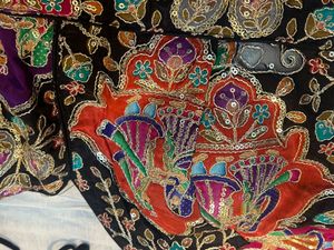 Embroidered Black Blouse