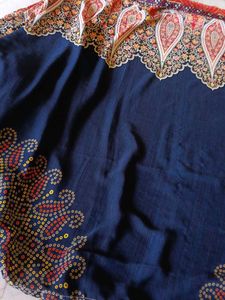 Vibrant Paisley Print Ethnic Gown