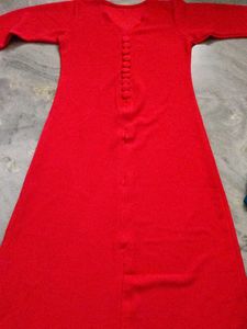 Vibrant Orange Gown dress for women