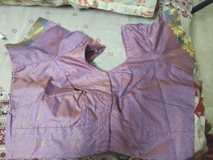 Beautiful Lilac Embroidered Blouse