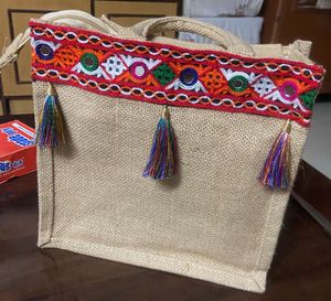 Handmade Jute Tiffin Bag
