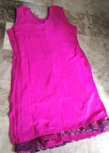 New Fancy Net Anarkali  Long Kurti Dress