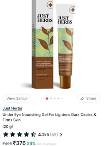 Just Herbs Nourishing Under Eye Gel