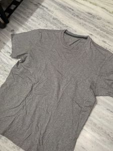 Men's Grey Basic T-Shirt