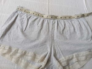 Cozy Lace Trim Sleep Shorts