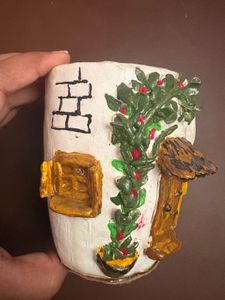 Unique Handmade Fairy House Mug