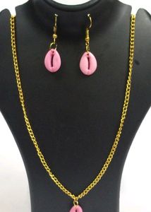 Pendent gold chain eyerring kodi 1 set latest/styl
