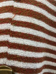 Striped Buttoned Cardigan
