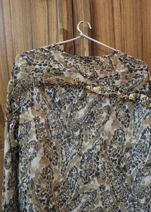 Lee Copper- Stylish Animal Print Blouse