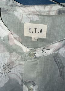 E.T.A Floral Print Button-Up Shirt