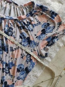 Floral Print Short Sleeve Top