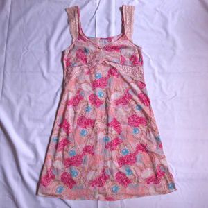 Y2k Floral Lace Coquette Pinteresty Summer Dress