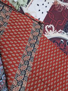 Block Print Cotton Saree