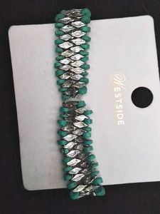 Stylish Green Beaded Bracelet Antitarnish