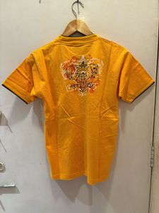 Yellow Graphic Print T-Shirt