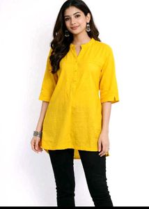 new Yellow Kurta