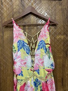 Boho Floral Maxi Dress(Brand new )