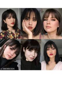 Natural Looking Clip-in Bangs