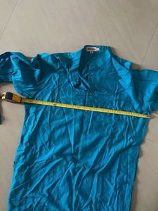 Blue Long Sleeve Button Up