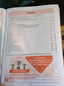 CBSE Class 10 Science Sample Papers 2024