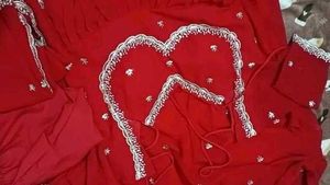 Stunning Red Anarkali Suit