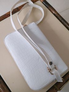 Small Sling Bag White