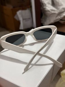 Trendy White Frame Sunglasses