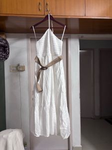 🆕 Y2K Dreamy Halter Maxi Dress with Belt