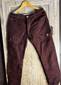 ♥️Maroon Cargo Pants